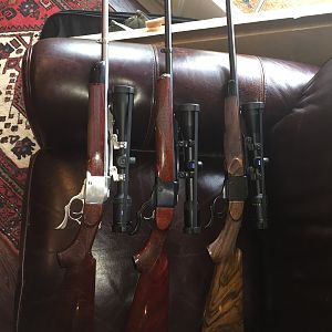 Three custom Ruger No. 1 Rifles