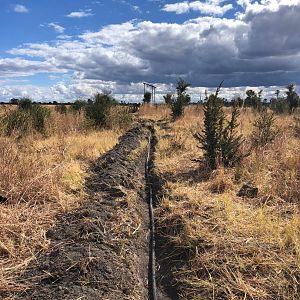 Work in progress - Building a new camp Zimbabwe