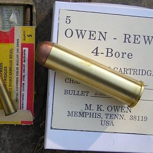 M.K. Owens 4 Bore Cartridges