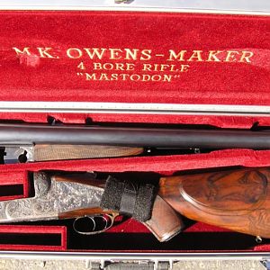 M.K. Owens 4 Bore Rifle