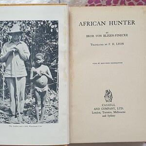 The book African Hunter by Bror von Blixen-Finecke