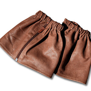 Courteney Zippered Leather Gaiters from African Sporting Creations