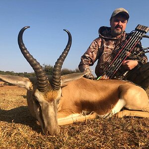 Bow Hunting Springbok in South Africa