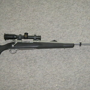 Re-barrelled a Winchester M70 Rifle 375H&H to 404 Jeffery