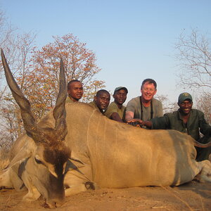 Livingstone Eland Hunting Zimbabwe