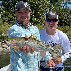 Fly Fishing Rainbow Trout Montana USA