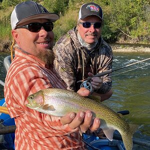 Rainbow Trout Fly Fishing Montana USA