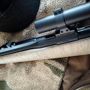 375 H&H Rifle built on a Satterlee action