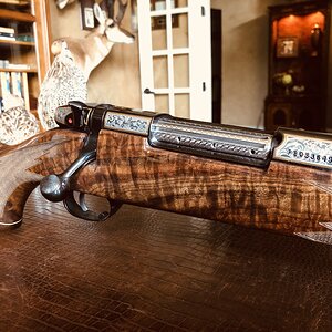 Weatherby Mark V Royal Ultramark Custom 375 H&H Rifle with 23" barrel