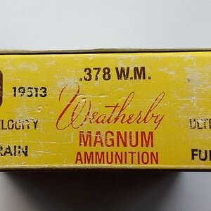 Vintage .378 Weatherby Ammunition