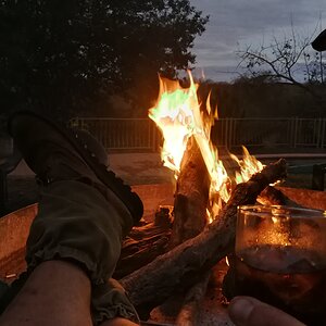 Relaxing after a hunt