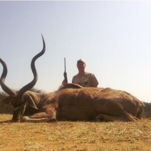 55.5 inch Kudu Hunted in South Africa Limpopo Province