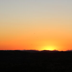 Sunset Namibia
