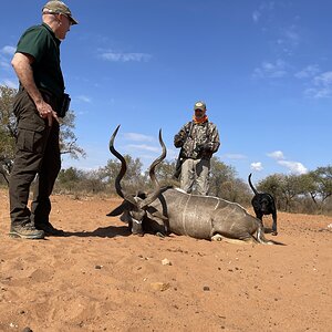 One of two kudu it took