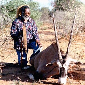 Gemsbok Hunt In Namibia with His Excellency Sam Nujoma, Former President of the Republic of Namibia