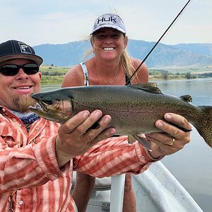 Fishing Rainbow Trout