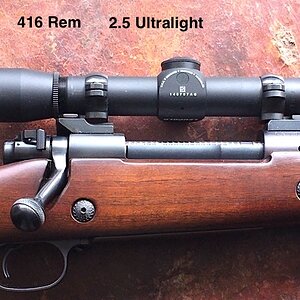 416 Remington 2.5 Ultralight Scope