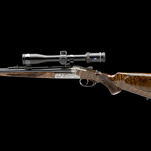 Heym 88B Light Model Boxlock Ejector Andrea Scholz Engraved Double Rifle