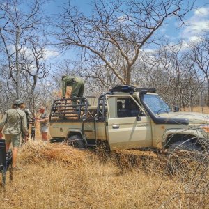 Preparing for Leopard Hunt