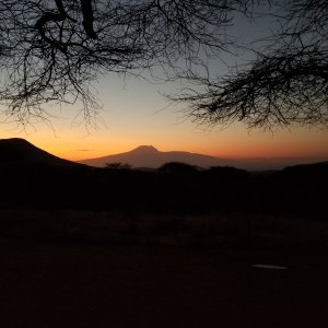 Sunset Over Kilimanjaro Massailand