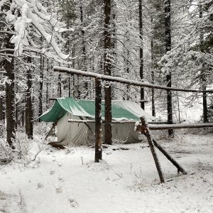 Tented Camp Alberta Canada
