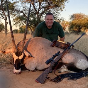 Gemsbok Hunt Kalahari South Africa