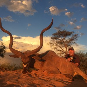 Handgun Hunting Kudu Kalahari South Africa