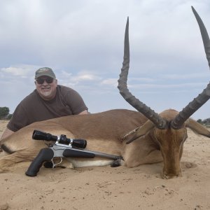 Hunting Impala With Handgun