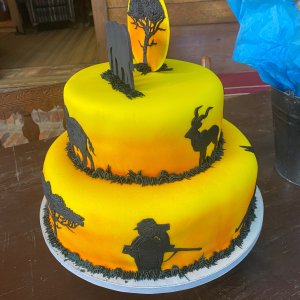 African Themed Groom’s Cake