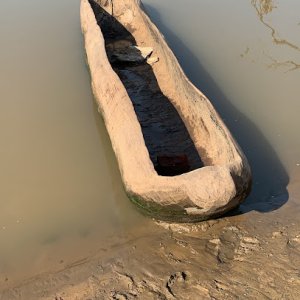 Selfmade Canoe Zambia