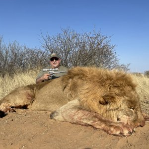 Handgun Lion Hunting