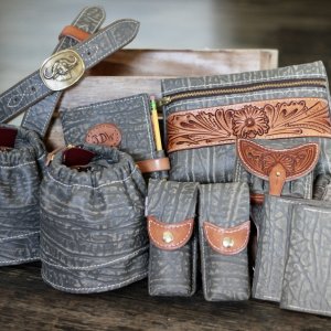 Cape Buffalo Leather Items