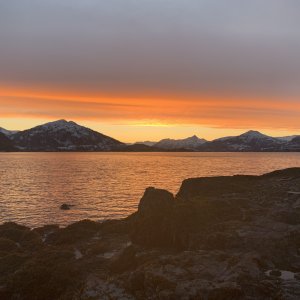 Sunset Anchorage Alaska