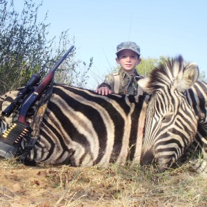 My son's first African animal he's was 7 at the time
