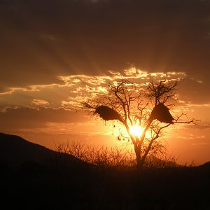 Sunset Namibia