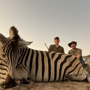 Zebra Hunting Botswana