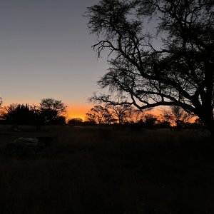 Sunset namibia