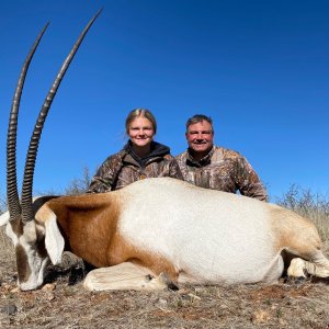 Scimitar Oryx hunt South Africa