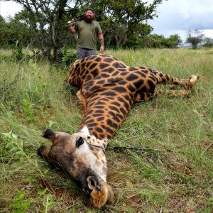 Black Giraffe Hunt South Africa