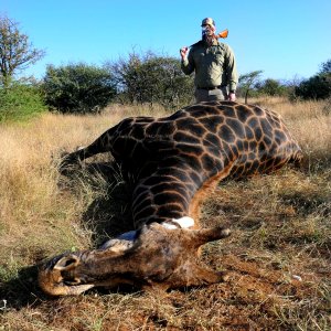 Black Giraffe Hunt South Africa