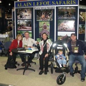 Alain Lefol Attending Safari Shows