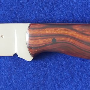 Bushcraft Hunter Knife With Arizona Desert Ironwood