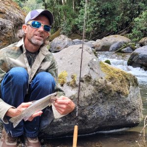 Fishing Costa Rican Rainbow Trout