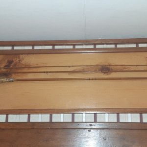 Fishing Rod Wall Decor