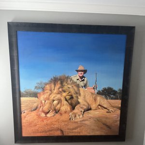 Lion Oil Canvas Painting