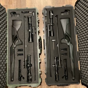 Pelican 1700 Case For The Blaser R8 With A .375 H&H & A .300 Win Mag Barrels