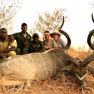 60.5 Inch Kudu Hunt Zimbabwe