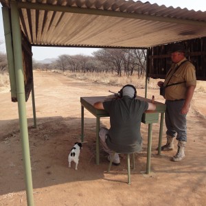 Shooting Range at Ozondjahe Hunting Safaris