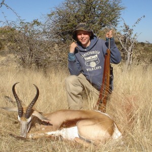 Hunting Springbok in Namibia