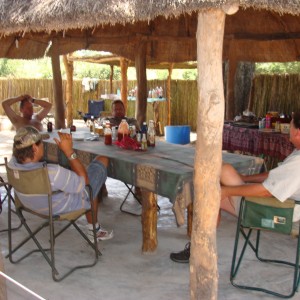 Around the table in Gokwe South Concession Zimbabwe